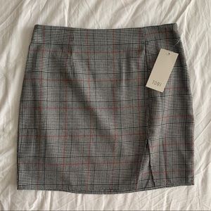 Tobi plaid mini skirt